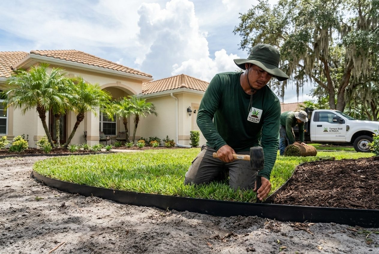 Landscape Edging in Tampa, Florida